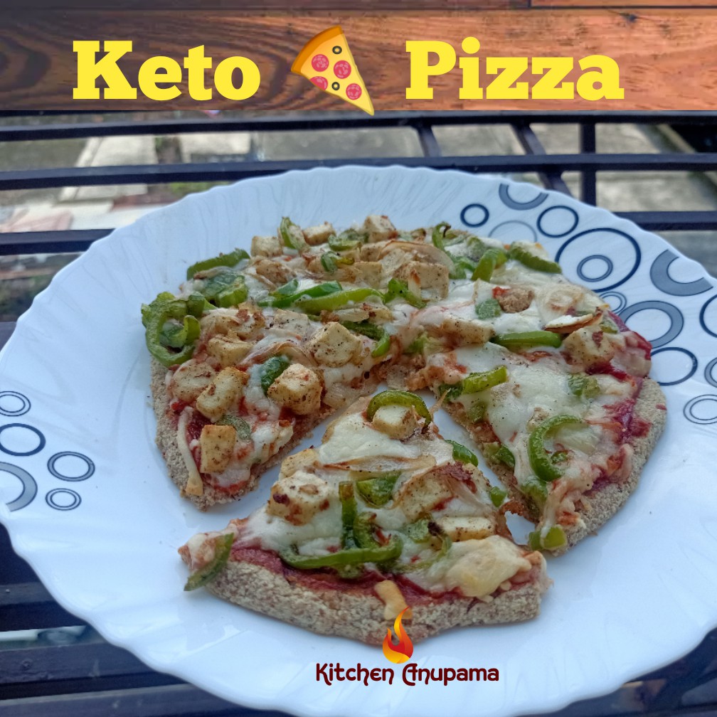 Keto Pizza with healthy twist 
