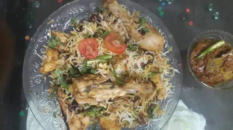 Jhat pat Chicken Biryani