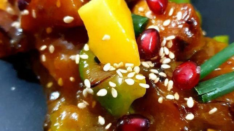 Spicy chilly mango and chicken - EggNChicken4u