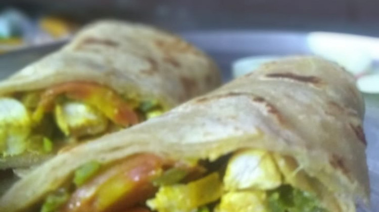 Chicken kathi roll